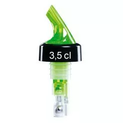 Null COMPACT - Flaschenportionierer - 35 Ml. - 3 Kugel System - Neonfarbe - Grün - 2er Pack - Made In Germany