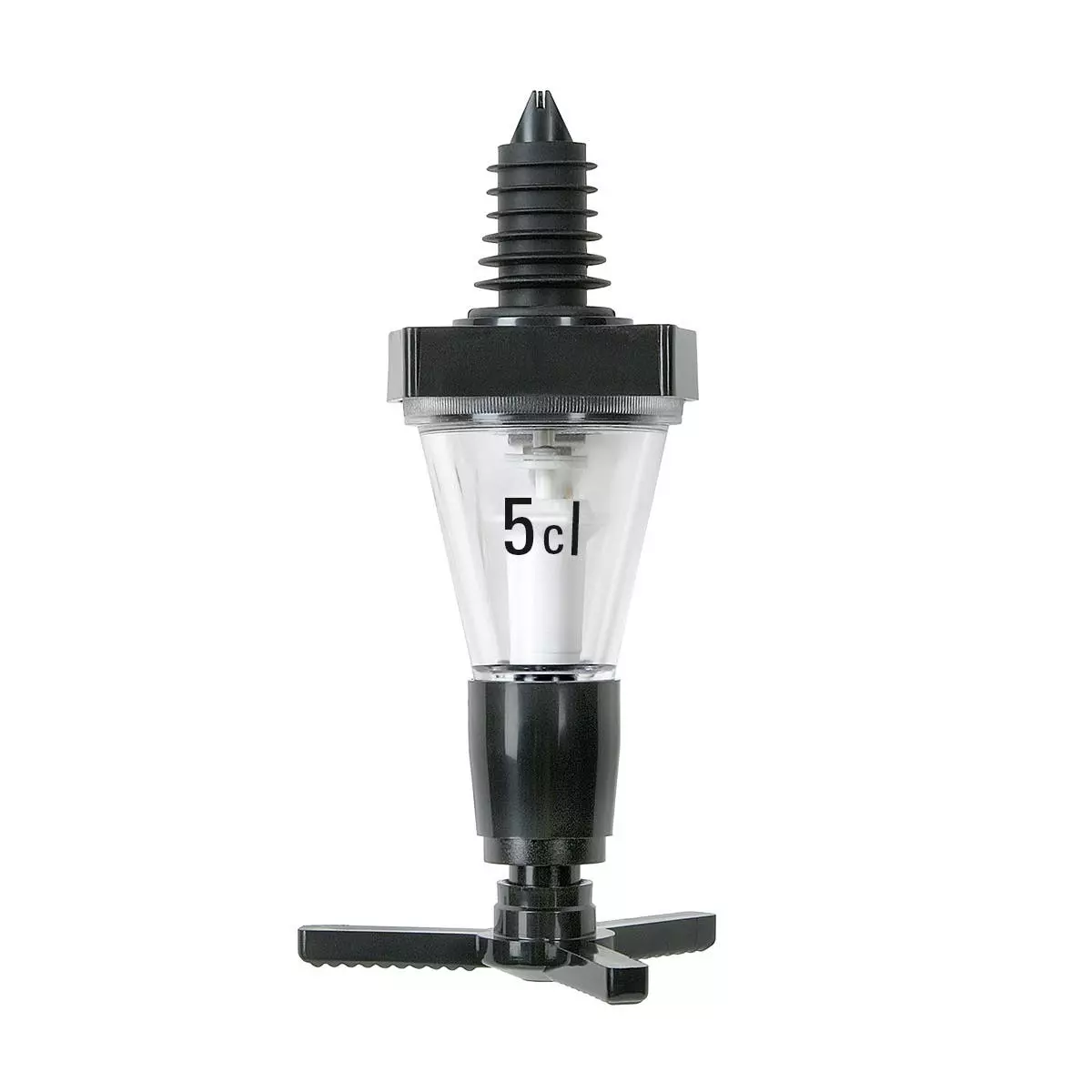 Null ECO - Portionierer - 3,5 Cl. = 35 Ml. Für 0,7 - 1,0 Lt. Flaschen - Kunststoff Schwarz – Bild 5