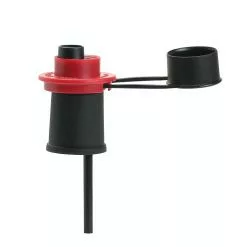 Null VINO - Weinausgiesser Mit Microsieb Für Flaschen Mit Naturkorken - ROT - 1er Pack