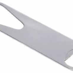 12x Contacto Flaschenöffner Aus Edelstahl, Glänzend Poliert, Materialstärke 2,0 Mm, Schwere Qualität