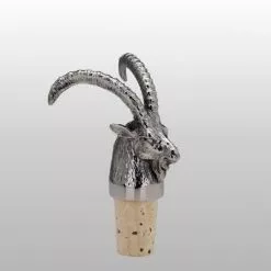Null Flaschenkorken Steinbock H 9,0 Cm D 2,5 Cm Edelstahl