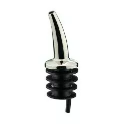 Null QUICK RIP - Metall-Ausg. Mit Kurzem Gießrohr Und Kst.Lamellenkorken Für 0,5 - 1,0 Lt. Flaschen - 6er Pack