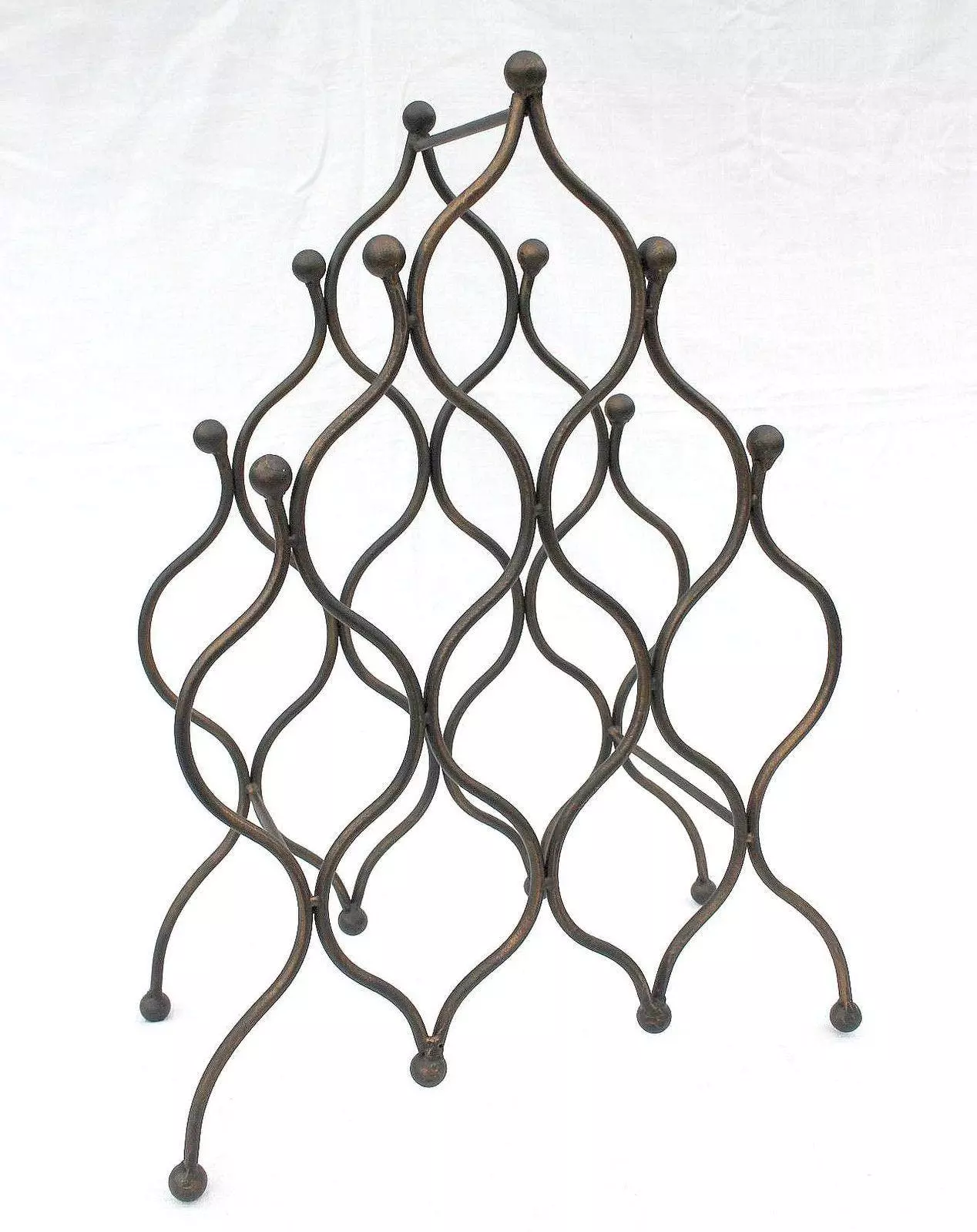 Null DanDiBo Weinregal "Grand Feu" Metall Schmiedeeisen FĂŒr 40 Flaschen Flaschenhalter 95 Cm â Bild 3