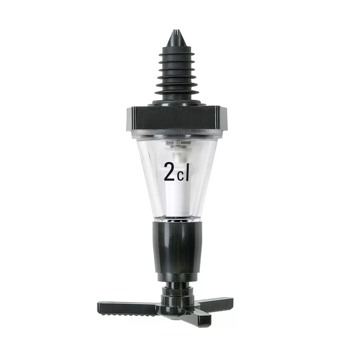 Null ECO - Portionierer - 3,0 Cl. = 30 Ml. Für 0,7 - 1,0 Lt. Flaschen - Kunststoff Schwarz – Bild 4