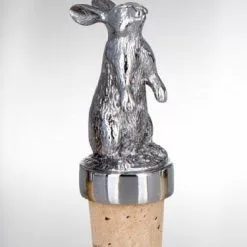 Null Flaschenkorken Hase H 8,0 Cm D 2,5 Cm Edelstahl