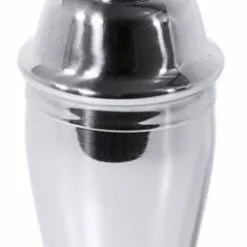 3x Contacto Cobbler Cocktailshaker Dreiteilig, Edelstahl, Volumen: 0,35 L, Durchmesser Maximal: 7,5 Cm, Höhe: 18 Cm