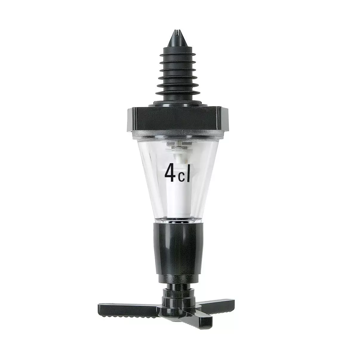 Null ECO - Portionierer - 3,5 Cl. = 35 Ml. Für 0,7 - 1,0 Lt. Flaschen - Kunststoff Schwarz – Bild 4