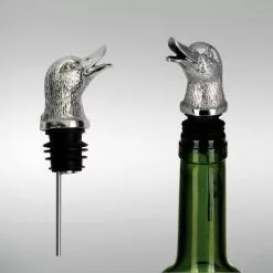 Null Flaschenausgießer Ente L 5,0cm D 3,0cm Edelstahl