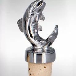Null Flaschenkorken Fisch H 8,0 Cm D 2,5 Cm Edelstahl