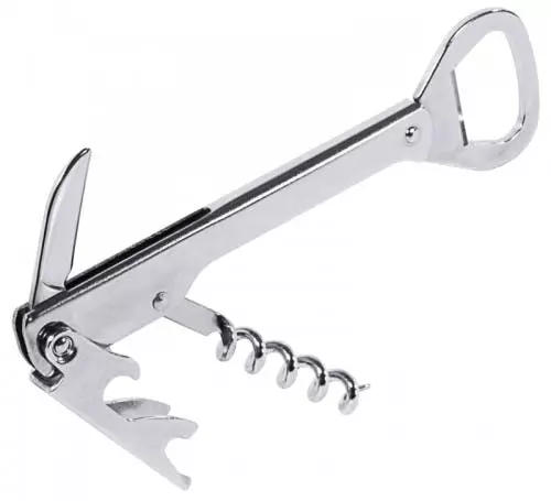 Null Kellner Korkenzieher 4-Funktionen 14cm Lang Von CHEFGASTRO – Bild 5