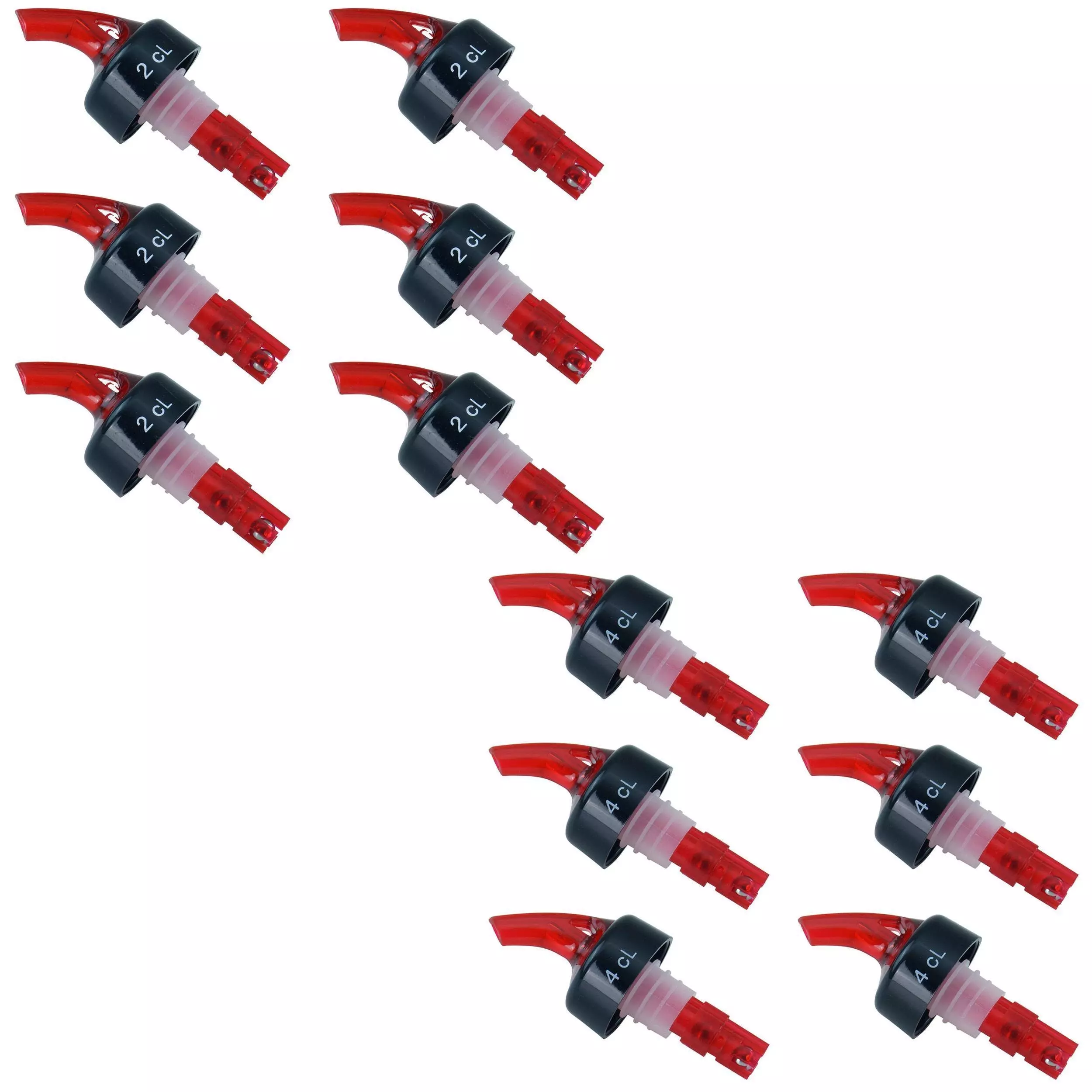 2x Contacto Spirituosen-Dosierer, Schwarz, Spezialkunststoff, Volumen: 2 Cl, Durchmesser: 5,5 Cm, Länge: 15 Cm – Bild 6