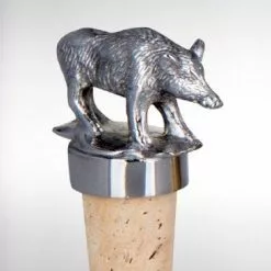 Null Flaschenkorken Wildschwein H 6,5 Cm D 2,5 Cm Edelstahl
