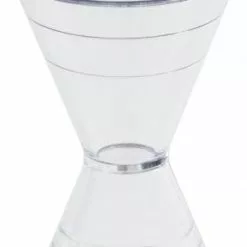 Contacto 7x Cocktail-DoppelmaĂ Aus Klarem Polycarbonat, Mit Graduierung Bei 2 / 2,5 Cl