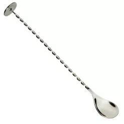 Null Barlöffel Edelstahl Mit Stößel - 27,5cm