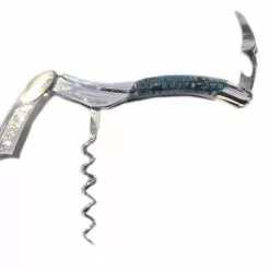 Null Laguiole En Aubrac Sommellier, Kellnermesser Mit Ledertasche Griffschale : Karton