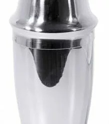 Contacto 2x Cobbler Cocktailshaker Dreiteilig, Aus Edelstahl 18/10, Hochglänzend, Dichtschließend