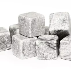 Null 9er Set Whiskey-Steine Speckstein Kühlsteine Eiswürfel Ice Cube "On The Rocks"