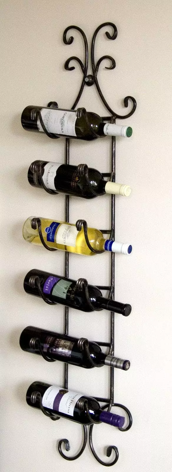 Null DanDiBo Weinregal "Grand Feu" Metall Schmiedeeisen FĂŒr 40 Flaschen Flaschenhalter 95 Cm â Bild 2