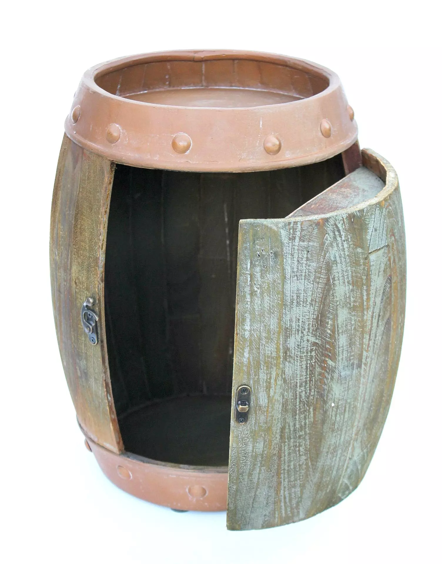 Null DanDiBo Weinregal Holz Weinfass Braun 44 Cm 91361 Bar Flaschenregal Fass Holzfass