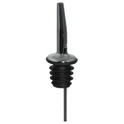 Null TOPO Ausgiesser - Edelstahl 304 - GMB - Gunmetal Black - 6er Pack