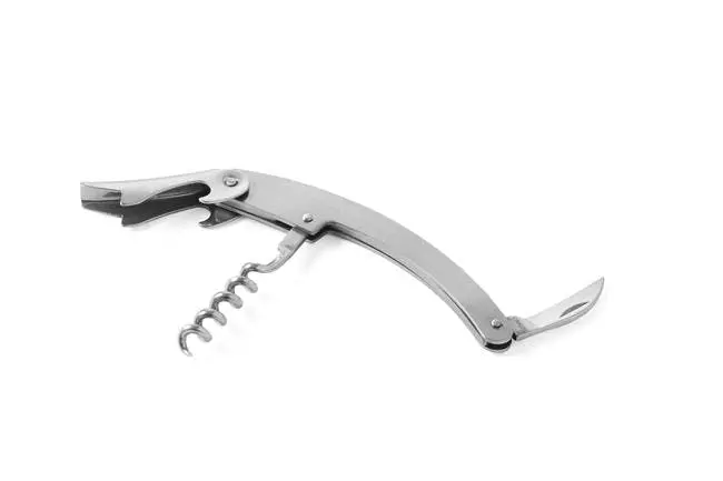 Null Kellner Korkenzieher 4-Funktionen 14cm Lang Von CHEFGASTRO – Bild 3