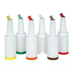 Null B-P-M - Komplett - Deckel + Flaschenhals Mit Integriertem Dichtring Und Tülle Mit Entlüftung - Komplett - 1.0 Lt. - Braun