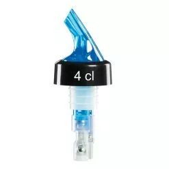 Null COMPACT - Flaschenportionierer - 40 Ml. - 3 Kugel System - Neonfarbe - Blau - 2er Pack - Made In Germany