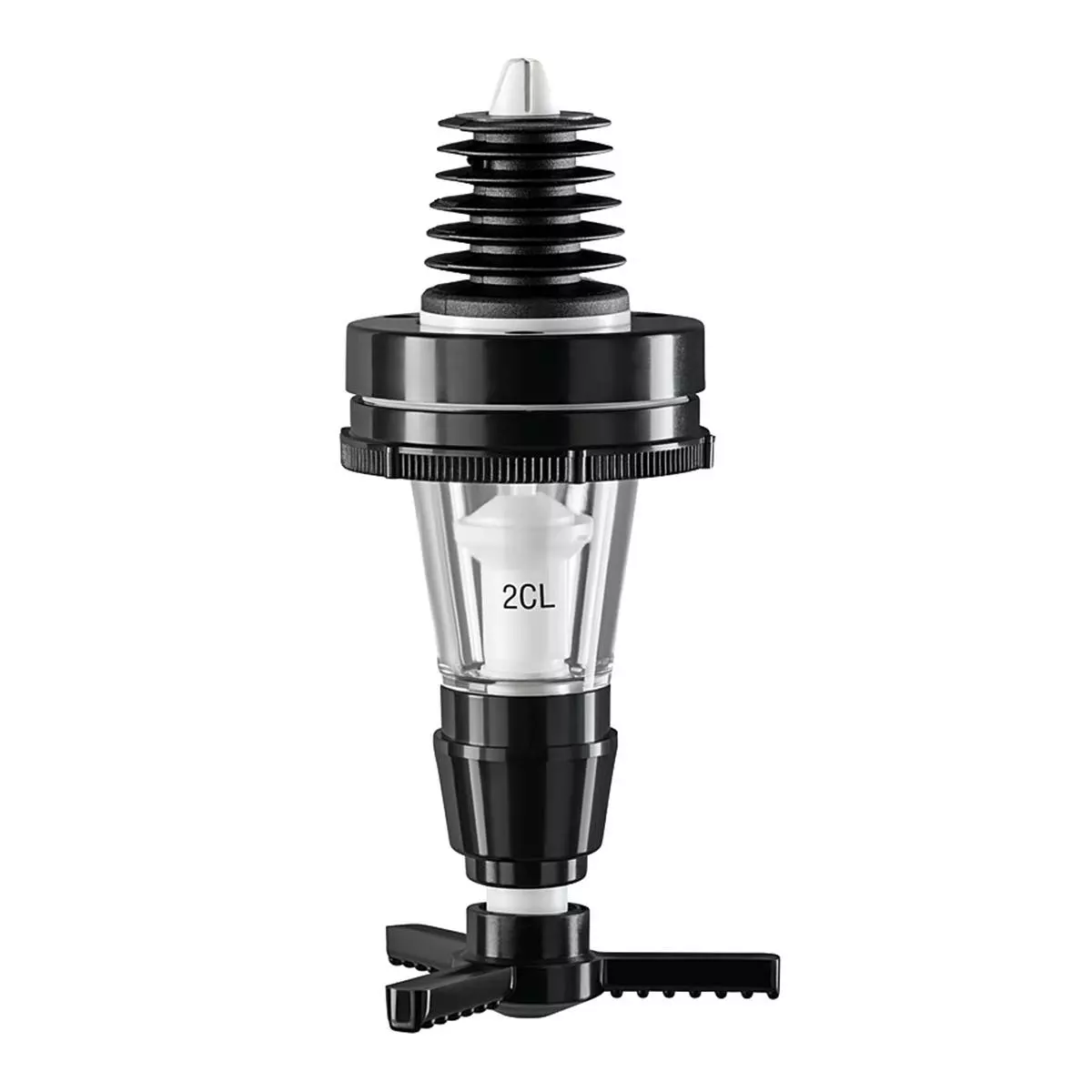 Null ECO - Portionierer - 5,0 Cl. = 50 Ml. Für 0,7 - 1,0 Lt. Flaschen - Kunststoff Schwarz – Bild 7