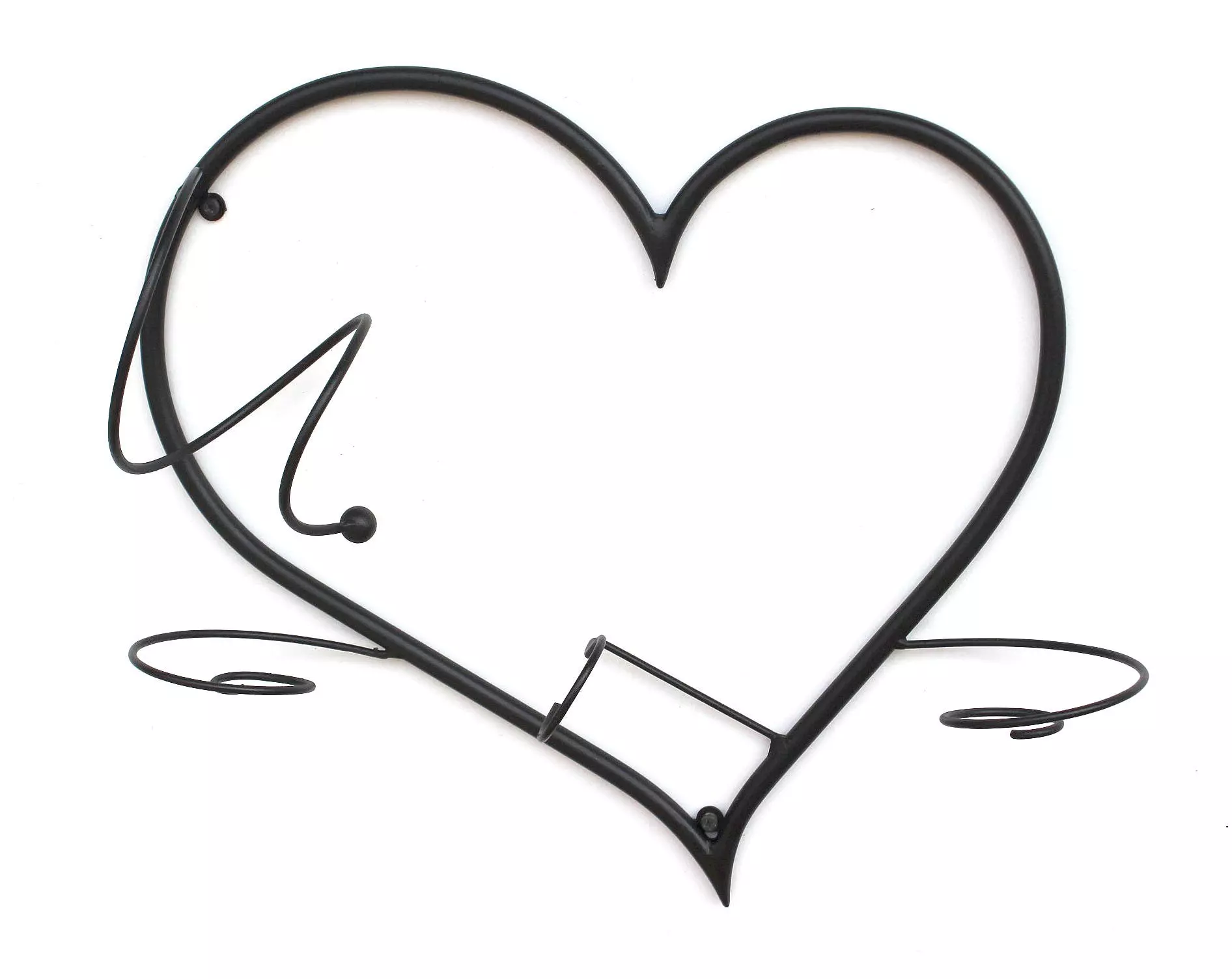 Null DanDiBo Wandbild Weinregal Herz FlaschenstÀnder Aus Metall 38 Cm Flaschenhalter