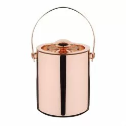 Olympia Barware Doppelwandiger Eiskübel Mit Deckel Kupferfarben 1L